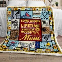Hockey Mom Sofa Throw Blanket NP284 Geembi™