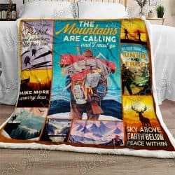 The Mountains Are Calling And I Must Go Sofa Throw Blanket NP257 Geembi™