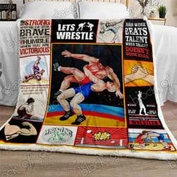 Wrestling Is My Passion Sofa Throw Blanket NH139 Geembi™