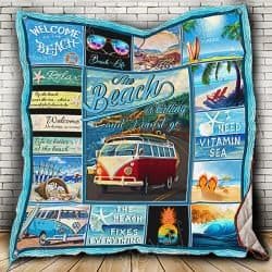 The Beach Is Calling And I Must Go  Quilt  Geembi™