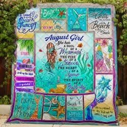 August Girl A Soul Of A Mermaid Quilt Geembi™