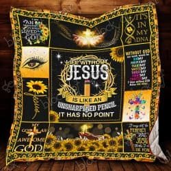 Life Without Jesus Is Like An Unsharpened Pencil Quilt Geembi™