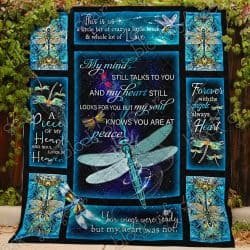 Dragonfly - My Soul Knows You Are At Peace Quilt Geembi™