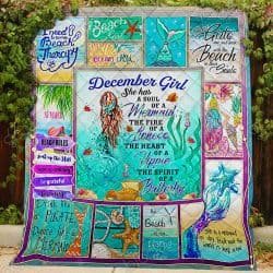 December Girl A Soul Of A Mermaid Quilt Geembi™