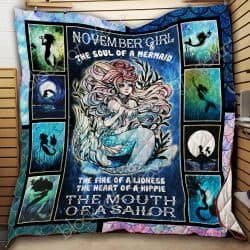 November Girl, The Soul Of A Mermaid Quilt Geembi™