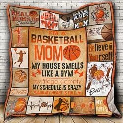 I'm A Basketball Mom Sofa Throw Blanket  Geembi™