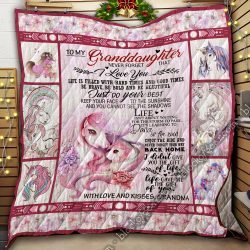 To My Granddaughter – Unicorn Quilt Geembi™