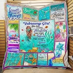 February Girl A Soul Of A Mermaid Quilt Geembi™