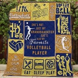 My Granddaughter, My Favorite Volleyball Player Quilt NH144 Geembi™