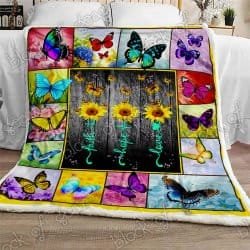 Faith Hope Love Butterfly Sofa Throw Blanket NH143 Geembi™