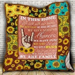 Love Messages - Sign Language Quilt NP251 Geembi™