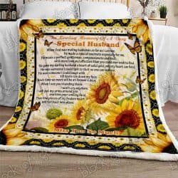 In Loving Memory Of A Very Special Husband Sofa Throw Blanket Geembi™