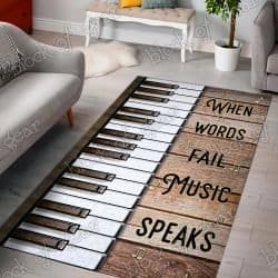 Geembi™ Piano Speaks Living Room Rug