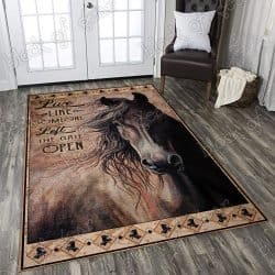 Geembi™ I Love Horses Living Room Rug