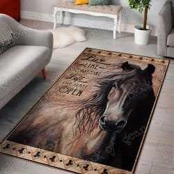Geembi™ I Love Horses Living Room Rug