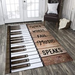 Geembi™ Piano Speaks Living Room Rug