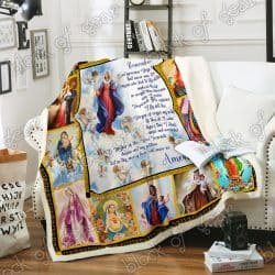 Mother Mary Sofa Throw Blanket NP312 Geembi™