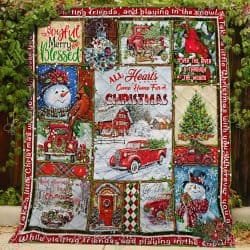All Hearts Come Home For Christmas Quilt Geembi™