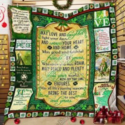 Irish Christmas Blessings For You Quilt Geembi™