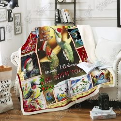 I'll Always Be With You Hummingbird Christmas Sofa Throw Blanket Geembi™