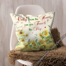 Geembi™ Only From The Heart Can You Touch The Sky, Dragonfly Cushion Cover NH219