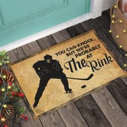 Geembi™ We're Probably At The Rink, Hockey  Doormat
