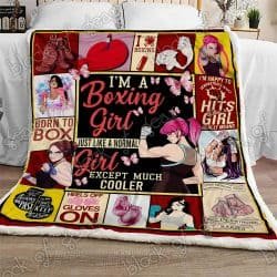 Boxing Girl Sofa Throw Blanket NP305 Geembi™