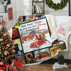 Christmas Dachshund  Sofa Throw Blanket  Geembi™