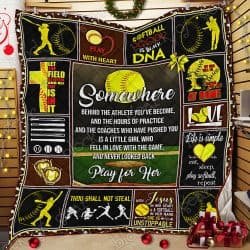 Play For Her, Softball Quilt Geembi™