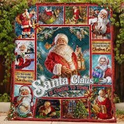 Santa Claus Is Coming To Town Quilt  Geembi™