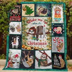 Wake Up When It’s Christmas, Sloth Quilt Geembi™