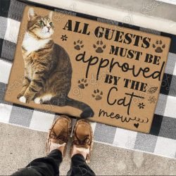 Geembi™ All Guests Must Be Approved By The Cat Doormat