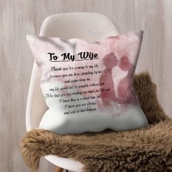 Geembi™ To My Pregnant Wife Cushion Cover CTN93