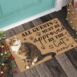 Geembi™ All Guests Must Be Approved By The Cat Doormat