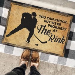 Geembi™ We're Probably At The Rink, Hockey  Doormat