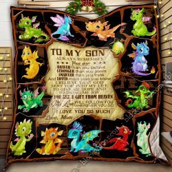 To My Son, Baby Dragon Quilt Geembi™