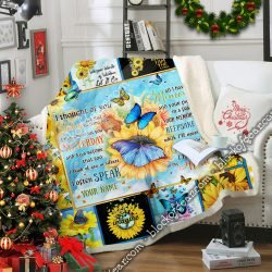 Butterfly And Sunflower Sofa Throw Blanket Geembi™