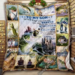 To My Son, Bass Fishing Quilt Geembi™