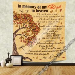 Geembi™ Daddy, Wish You Knew How Much I Love You Tapestry Wall Hanging