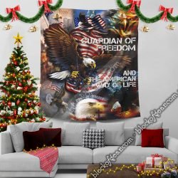 Geembi™ American Eagle, Guardian Of Freedom Tapestry Wall Hanging