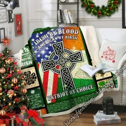 Irish By Blood , American By Birth  Sofa Throw Blanket  Geembi™