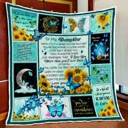 To My Daughter, Mom, Butterfly Quilt Geembi™