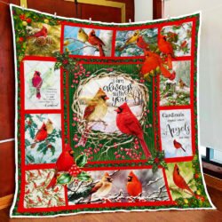 Cardinal. I Am Always With You Quilt Blanket Geembi™