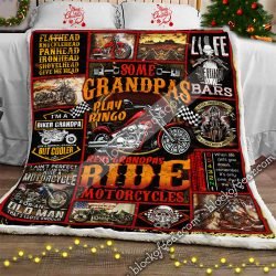 I'm A Biker Grandpa Sofa Throw Blanket Geembi™