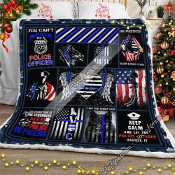 Proud To Be A Police Officer Sofa Throw Blanket CTN125 Geembi™