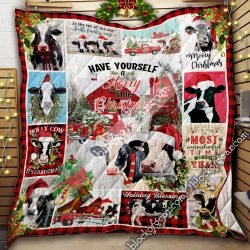 Have Yourself A Merry Little Christmas, Cow Quilt Geembi™