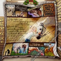 Just A Girl Who Loves Horses Quilt Geembi™
