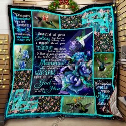Hummingbirds Appear When Angels Are Near Quilt Geembi™