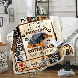 Rottweiler Sofa Throw Blanket Geembi™