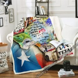 My Heart Is In Texas Sofa Throw Blanket SHB38 Geembi™